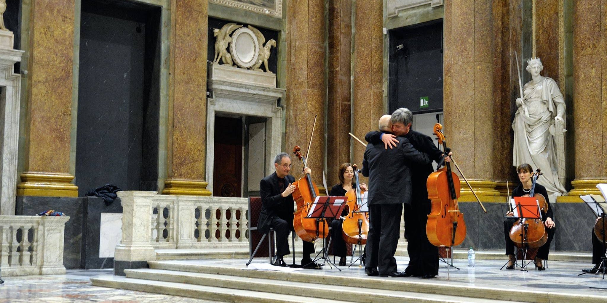 Giovanni Ricciardi e Massimo Coco Palazzo Ducale Genova Italian Cello Consort
